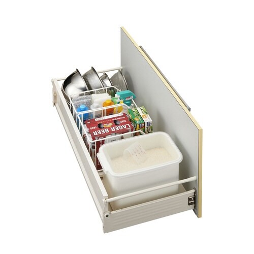 米びつ 5kg用 システムキッチン ホワイト