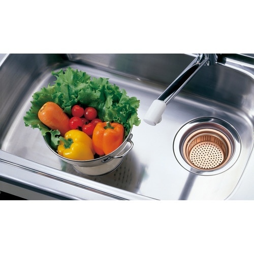 ゴミかご 流し用 排水口 浅型 直径135mm用