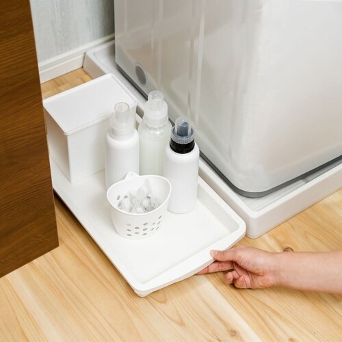 洗面所収納 スライドトレー ワイドタイプ 隙間収納