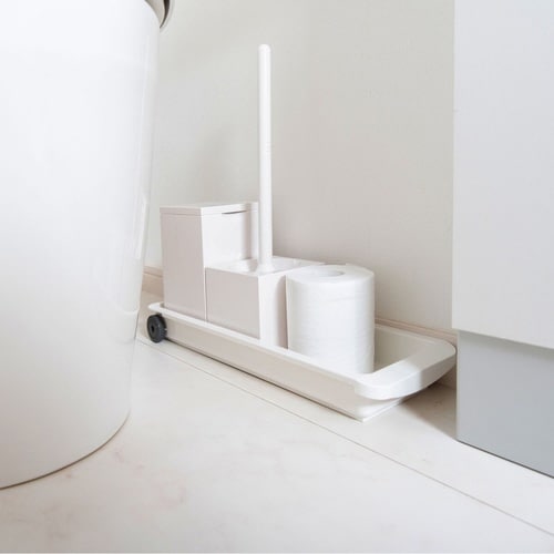 トイレ収納 スライドトレー スリムタイプ 隙間収納