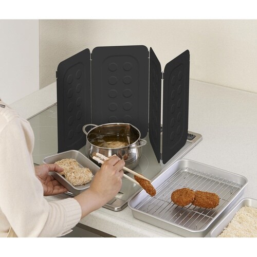 レンジガード お手入れ簡単! ブラック