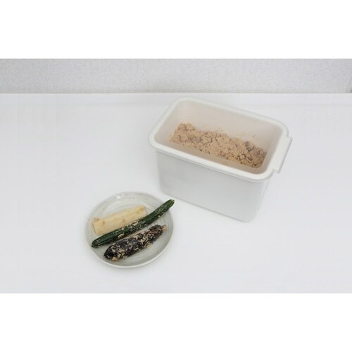 ぬか漬け容器 冷蔵庫 パッキン付き ホワイト