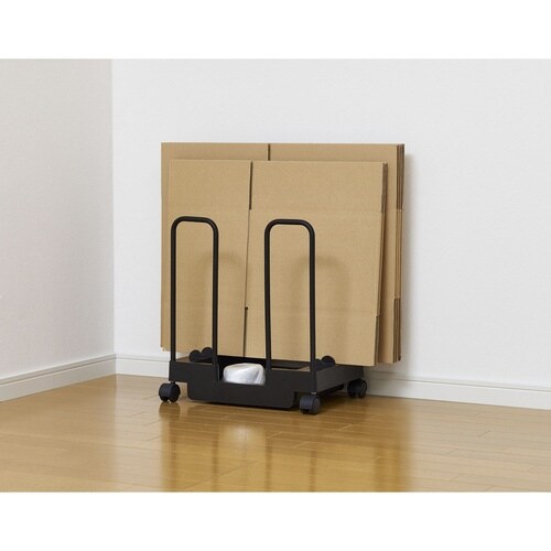 ダンボールストッカー ブラック