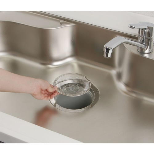 ゴミかご ステンレスゴミ受け 直径13cm