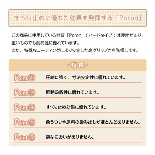 滑り止め 超強力 すべり止めシール 5×5cm