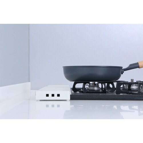 排気口カバー 幅伸縮タイプ ホワイト