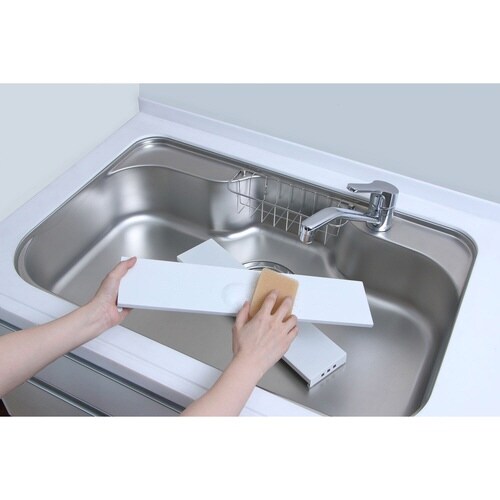 排気口カバー 幅伸縮タイプ ホワイト