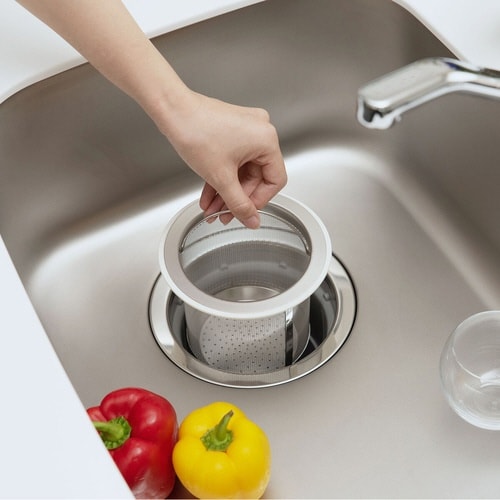 排水口 ゴミ受け ステンレス流し用ゴミカゴ