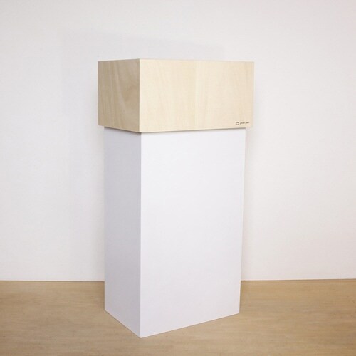 ゴミ箱 30L ヤマト工芸 W CUBE ホワイト