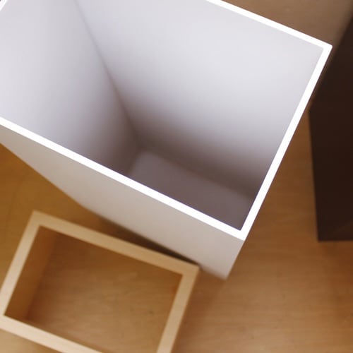 ゴミ箱 30L ヤマト工芸 W CUBE ホワイト