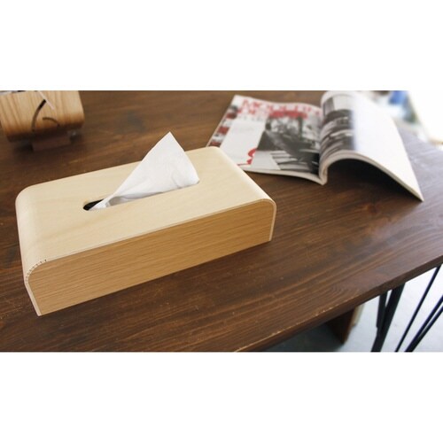 ティッシュケース COLOR BOX ナチュラル