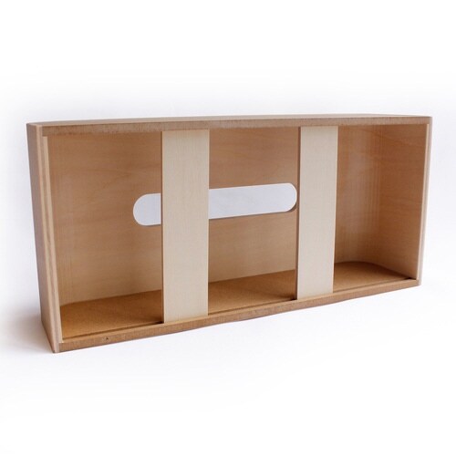 ティッシュケース COLOR BOX ナチュラル