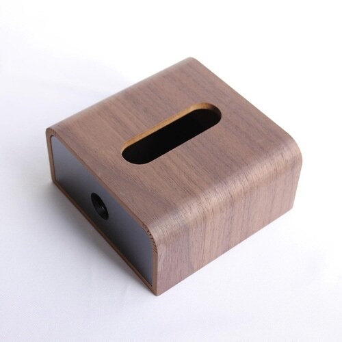 ティッシュケース half ダークブラウン