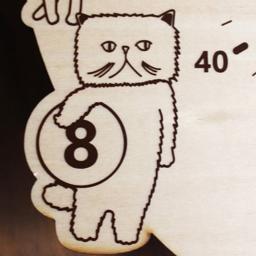 振り子時計 CATS 掛け時計 ヤマト工芸 時計