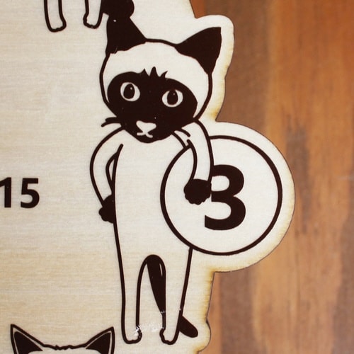 振り子時計 CATS 掛け時計 ヤマト工芸 時計