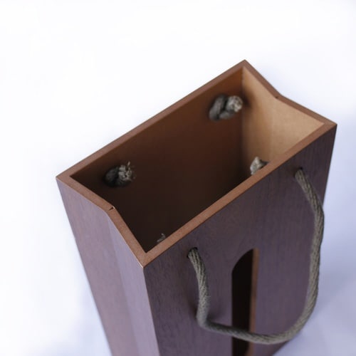 ティッシュケース BAG tissue ブラウン