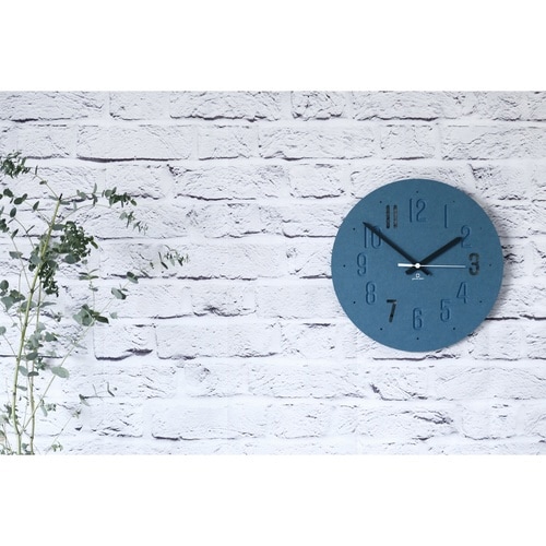 掛け時計 MAT CLOCK ヤマト工芸 ブルー