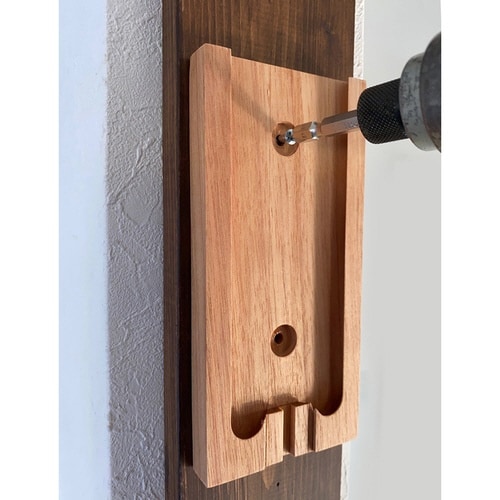 掛け時計 両面時計 D ヤマト工芸 ブラウン