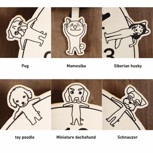 振り子時計 ドッグスクロック ヤマト工芸