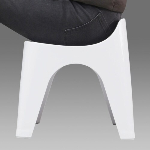 風呂椅子 ヒューバス バススツール ホワイト