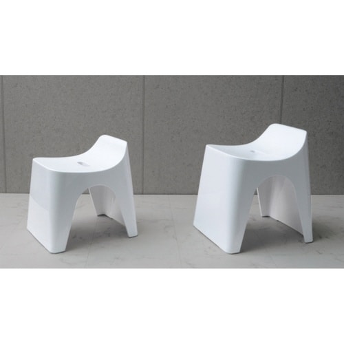 風呂椅子 ヒューバス バススツール ホワイト