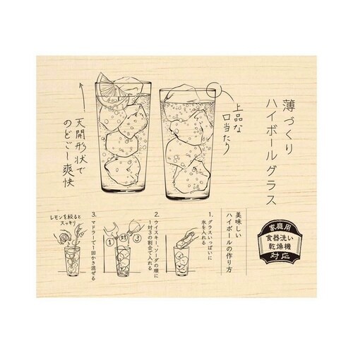 ハイボールグラスセット 2個入り 420ml