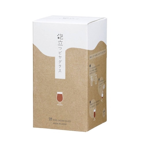 ビアグラス 420ml 泡立つビヤグラス