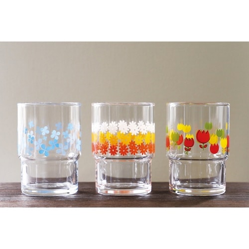 グラス 250ml スタックグラス チューリップ