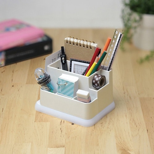 ペン立て リビガク ペンスタンド アイボリー