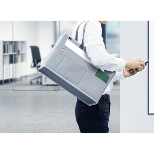 キャビネットバッグ A4ノートPC対応 グレー