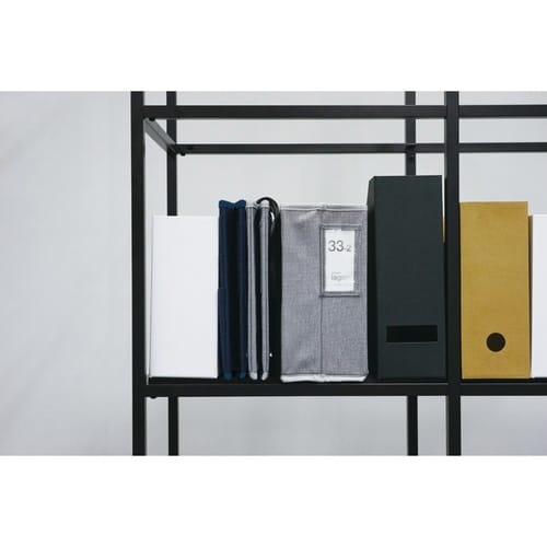 キャビネットバッグ 12cm幅 ネイビー