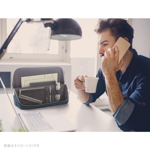 ユートリム スマ・スタ ワイド A4 ネイビー