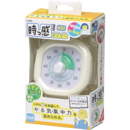 勉強タイマー トキ・サポ アイボリー