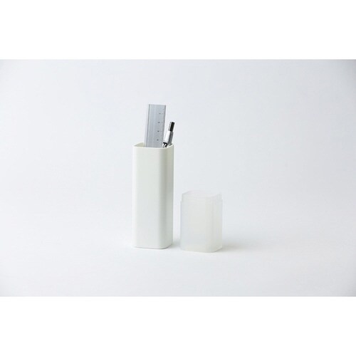 スタンドペンケース ハードタイプ ホワイト