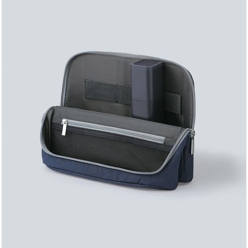 スタンドペンケース ハードタイプ グレー