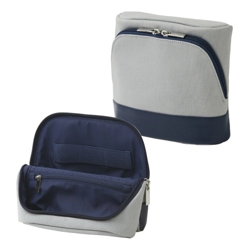 立つバッグインバッグ モバイルサイズ グレー