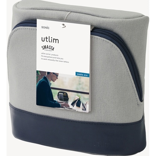 立つバッグインバッグ モバイルサイズ グレー