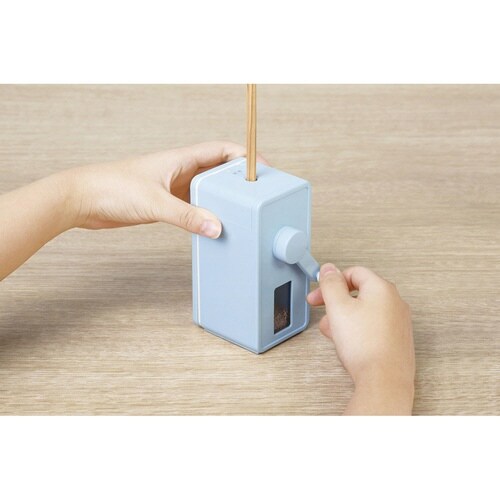 手動鉛筆削り リビガク トッピン ブルー