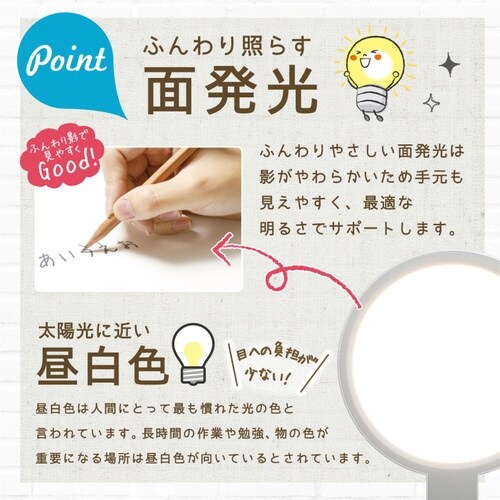 デスクライト 大型 リビガク LED 調光