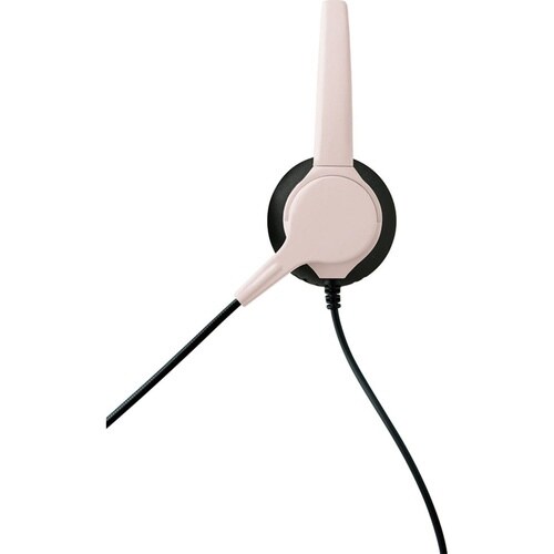 快適ヘッドセット 両耳 USBタイプ ピンク