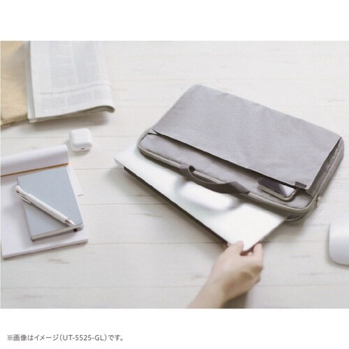 ノートPCケース 軽量 ユートリム グレー