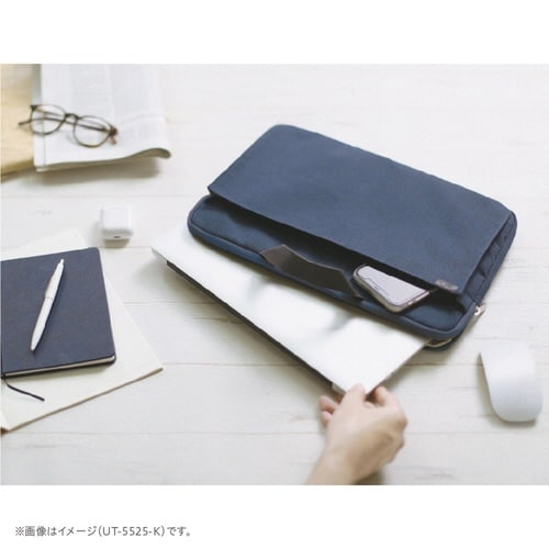 ノートPCケース 軽量 ユートリム ネイビー