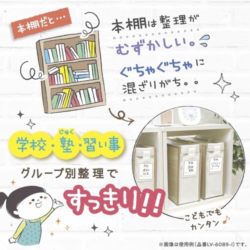 収納 リビガク バッグ アイボリー