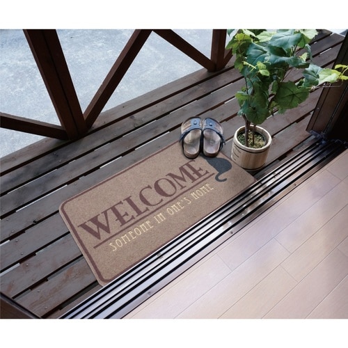 玄関マット 屋外用 ウェルカムキャット
