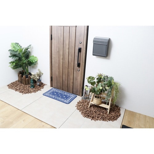 玄関マット 45×75cm ペイズリー