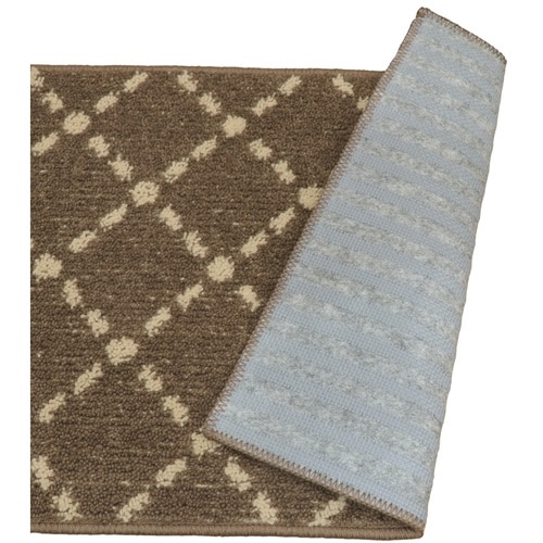 キッチンマット 45×180cm ブラウン