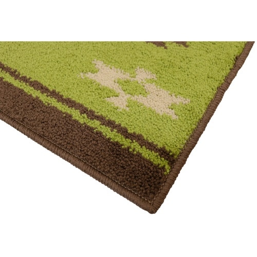 キッチンマット 45×180cm グリーン