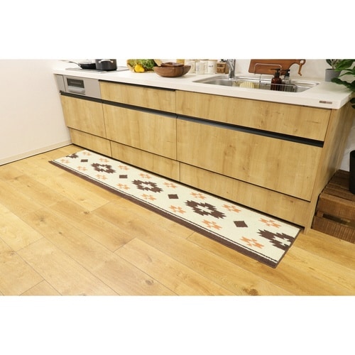 キッチンマット 45×240cm アイボリー