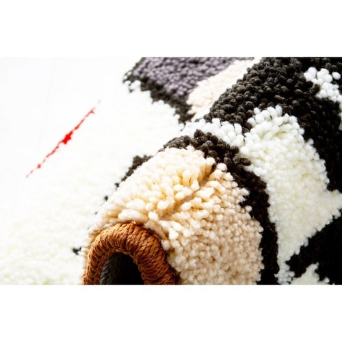 玄関マット 室内 マルチマット 45×60 豆しば