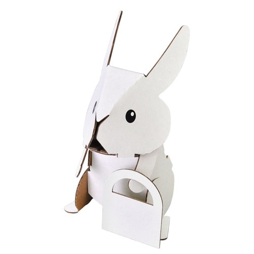 工作キット ダンボール うさぎのたまご 難易度2